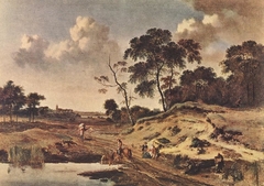 Landscape with Sandy Slope by Jan Wijnants