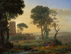 Landscape with the Flight into Egypt by Claude Lorrain