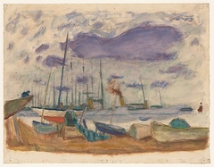 Le Port de Cannes by Pierre Bonnard