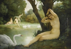 Leda and the Swan by Emmanuel Benner the Younger