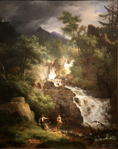 Les sources de Royat by Jean-Charles-Joseph Rémond