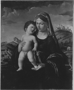 Madonna (nach Cima da Conegliano) by August Wolf