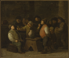 Merry-making in a tavern by Pieter Quast