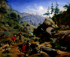 Miners in the Sierras by Charles Christian Nahl