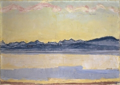 Mont-Blanc with Pink Cloud by Ferdinand Hodler