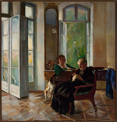 Music room interior in Peremyl by Konrad Krzyżanowski