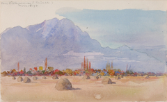 Near Villeneuve, Suisse by George Elbert Burr