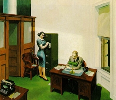 Office at Night by Edward Hopper