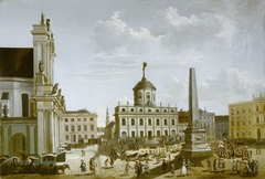 Old market of Potsdam by Karl Christian Wilhelm Baron