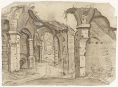 Paadje door het Colosseum, Rome by Harmen ter Borch