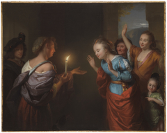 Parable of the Lost Piece of Silver by Godfried Schalcken