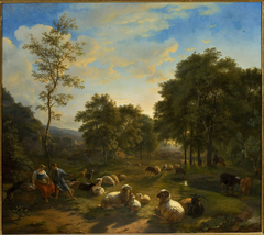 Pastoral scene by Balthasar Paul Ommeganck