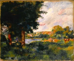 Paysage de l'Île-de-France by Auguste Renoir