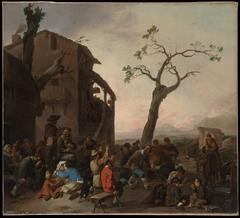 Peasants Dancing by Johannes Lingelbach