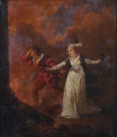 Philander and Clorinda by Philip James de Loutherbourg