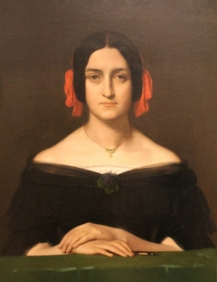 Portrait de Madame Oudiné by Hippolyte Flandrin