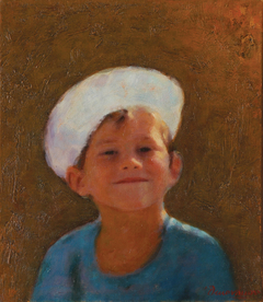 "Portrait of a little boy" by Οδυσσέας Οικονόμου