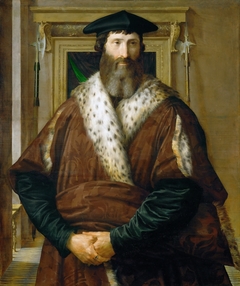 Portrait of a Man (Condottiere Malatesta Baglioni?) by Parmigianino