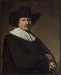 Portrait of a Man in Black by Johannes Cornelisz Verspronck