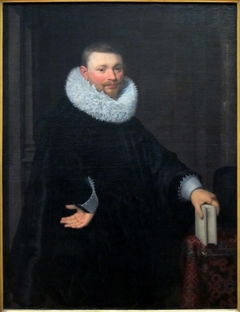 Portrait of a man by Jan van Ravesteyn