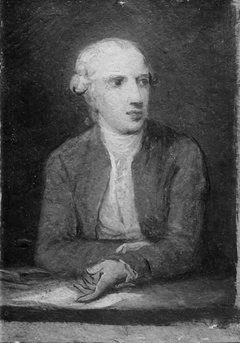 Portrait of a Man. Probably a study for the portrait (1785) of the sculptor C. F. Stanley in the Royal Academy of Fine Arts in Copenhagen by Eric Paulsen