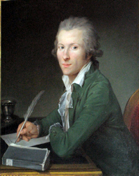 Portrait of a Seated Gentleman by Nicolas Benjamin Delapierre