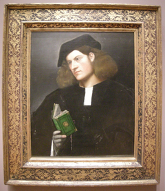 Portrait of a Young Man with a Green Book by Anonymous