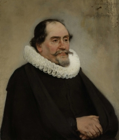 Portrait of Abraham de Potter, Amsterdam Silk Merchant by Carel Fabritius