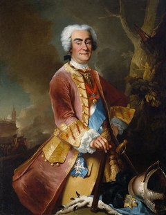 Portrait of Augustus II the Strong. by Louis de Silvestre