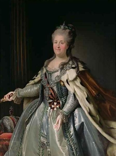 Portrait of Catherine II. by Antoni Albertrandi