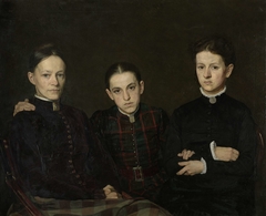 Portrait of Cornelia, Clara and Johanna Veth by Jan Veth