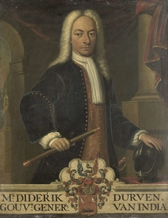 Portrait of Diederik van Durven, Governor-General of the Dutch East Indies by Hendrik van den Bosch