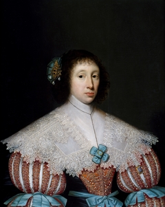 Portrait of Eleanor or Mary Campion by Cornelis Janssens van Ceulen