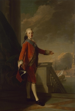 Portrait of Grand Prince Paul Petrovich by Alexander Roslin