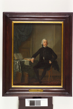 Portrait of Guillelmus Titsingh (1733-1805), boekhouder bij de VOC by Johannes Petrus van Horstok