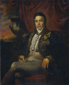 Portrait of Jean Chrétien Baud (1789-1859), Gouverneur-generaal ad interim (1833-35) by Raden Saleh