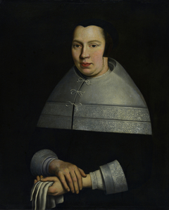 Portrait of Maaiken Stoop, wife of Jacob Ouzeel (1631-1709) by Samuel van Hoogstraten