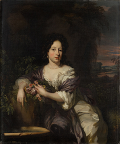 Portrait of Madalena de la Court (1662-1712) by Nicolaes Maes