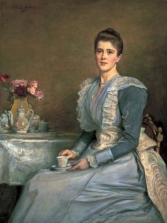 Portrait of Mary Endicott (d.1957), Mrs Joseph Chamberlain by John Everett Millais