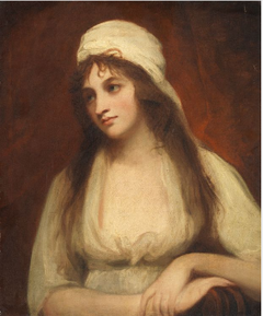 Portrait of Mary Tighe (1747-1791), Poet by George Romney