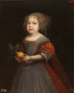 Portrait of Princess Marie Thérèse of France (1667–1672) by Jean Nocret