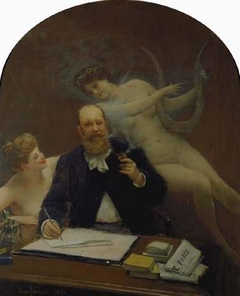 Portrait of the Poet Armand Sylvestre by Jean Béraud