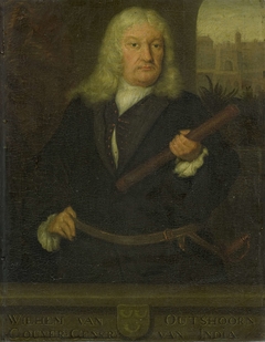 Portrait of Willem van Outhoorn, Governor General of the Dutch East Indies by David van der Plas