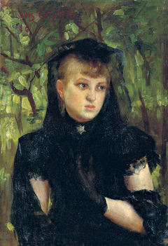 Porträt Frau Behn by Lovis Corinth