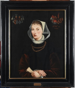 Portret van Anna van Mockama (?) by anonymous painter