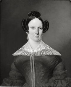 Portret van Catharina Elisabeth Snoeck (1814-1878), echtgenote van Jacobus Gerardus Broese by Anonymous