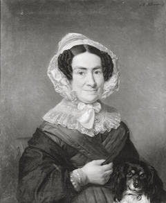 Portret van Maria Henriette van der Muelen (1785-1855), echtgenote van Carel Joseph van der Muelen by Johan Heinrich Neuman