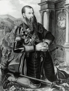 Portret van Steven de Witt (?-1571) by Joachim Wtewael