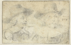 Portretten van Cornelis de Graeff en Frans Banningh Cocq by Rembrandt