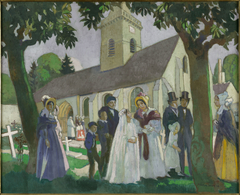 Première communion de Léopoldine à Fourqueux by Maurice Denis